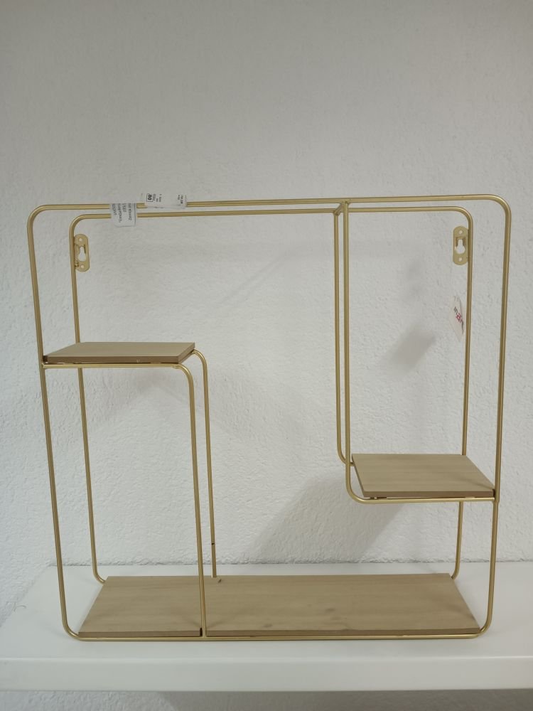 Slika oglasa Zidna polica u zlatnoj boji