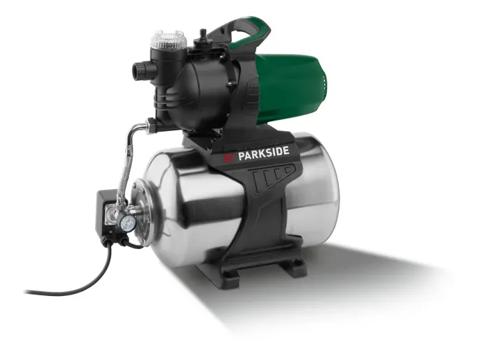 Slika oglasa PARKSIDE® Kućna vodena pumpa od nehrđajućeg čelika »PHWW 1300 B1«, rezervoar od 24 litra