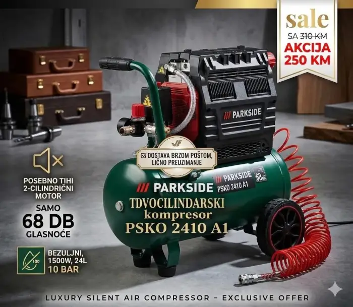 Slika oglasa Parkside TIHI kompresor